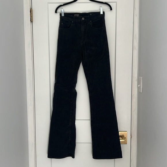AG Denim. Alexxis Boot - High Rise Vintage Boot Cut - Black corduroy jeans - Picture 2 of 4
